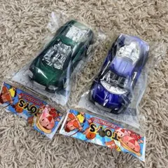 【新品未開封】ハイグレードカー ミニカー 2個セット（グリーン・ブルー）のサムネイル