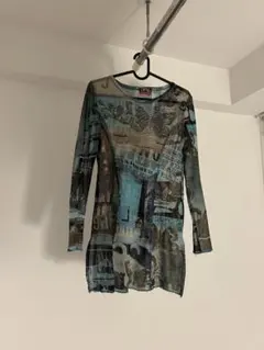 shury itimi シースルートップス　メッシュ