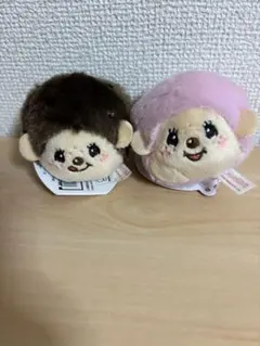 タグ付き　モンチッチ　フェイスマスコット　2個セット
