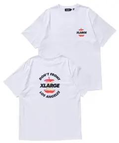 XLARGE DON'T FRONT リンゴ ロゴ Tシャツ