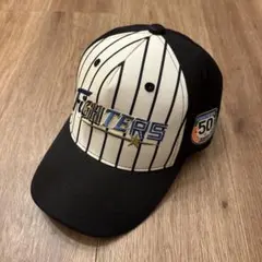 FIGHTERS 50周年記念 ストライプキャップ　キッズ用