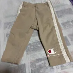 ベージュ パンツ サイドストライプ