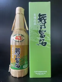 16年経過の10年長期熟成 古酒泡盛 “舞富名”、60度、720ml、木箱入り