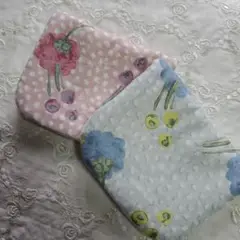 リバティfuwara6重ガーゼハンカチ2枚◇ジュニパー2color