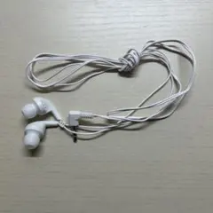 ホワイト インイヤー型イヤフォン 3.5mm