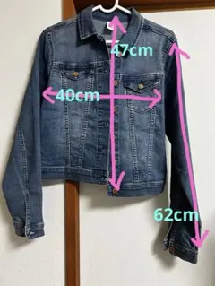 最終値下げ！！【H&M】デニムジャケット160cm