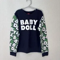 BABY DOLL トレーナー ネイビー 140