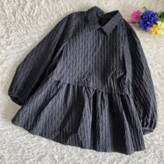 ユナイテッドアローズ エアリージャカード 2WAY ブラウス