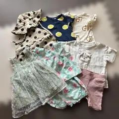 女の子　夏服　まとめ売り　80cm 9点