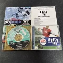 ⭐️ヴィンテージ⭐️【２点セット】セガ ワールドワイドサッカー FIFA 99
