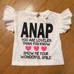 ANAP Kids フリル袖 Tシャツ 100cm