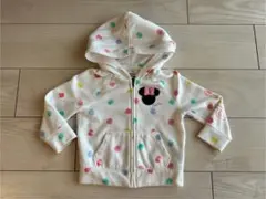 GAP ミニー 水玉 フード付きパーカー90cm