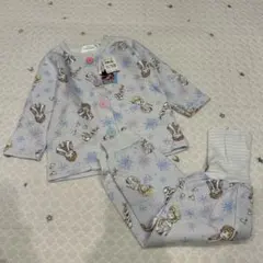 【7411】アナと雪の女王　キルトパジャマ　90cm 新品