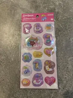 新品 ケアベア ポップデコパーティー わたあめカプセルシール ピンク