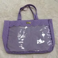 SWIMMER　痛バッグ　パープル　ドット柄
