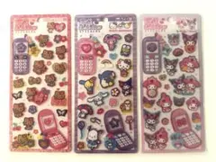 平成はっぴーフォン☆サンリオ　３種セット　キティ　マイメロ　クロミ