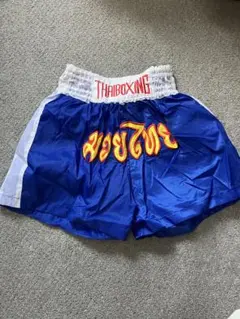 THAIBOXING タイボクシングショーツ 青　ムエタイパンツ