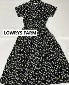 LOWRYSFARM ローリーズファーム 花柄 ワンピース 半袖