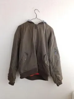 レディース フード付き MA-1 ブルゾン