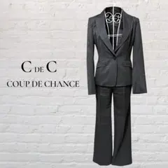 美品❗️日本製【クードシャンス】スーツ上下 グレー40