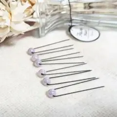 【Rin*】 4002　ヘアアクセサリー　ヘアピン　6本セット　髪飾り