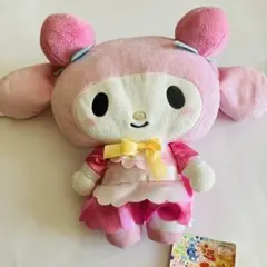 サンリオ マイメロディ ぬいぐるみ フルーツデザイン ピンク プライズ限定品