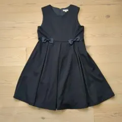 エニィファム リボン付き フレアワンピース 130サイズ