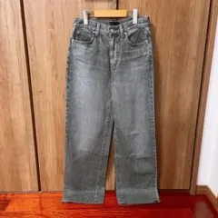 ワイドストレートジーンズ