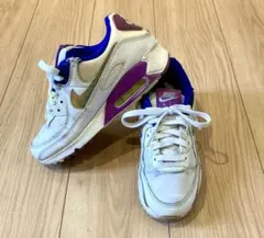［限定値下げ］Nike Air Max 90 ホワイト/パープル/ブルー