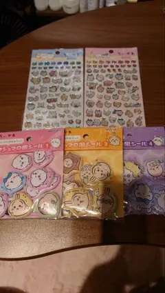 ちいかわ マシュマロ風シール 5種セットのサムネイル