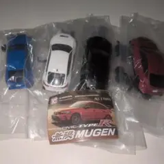 1/64 CIVIC TYPE R 無限 MUGEN 4台セット