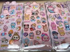 ラブブ おしりシール 4枚セット 3dシール