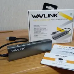 USB LAN ハブ USB 3ポート/Wavlink