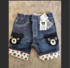 ミキハウスDOUBLE.B デニムショーツ 90cm