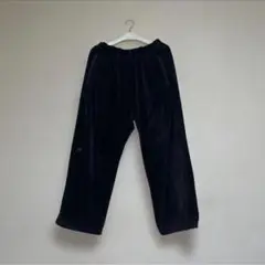 ノーティカ NAUTICA ベロアトラックパンツ XL ワイドストレート 紺