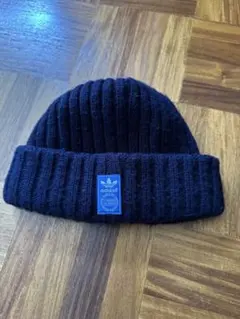 adidas ネイビー ニット帽