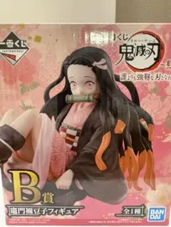 鬼滅の刃　ねずこフィギュア　他キャラタオルハンカチ、キーホルダーセット