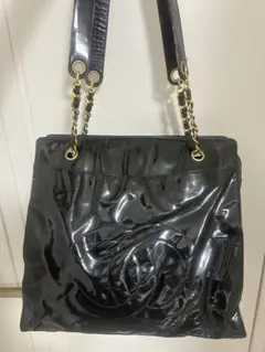 ふ*ん様 正規品CHANELココマーク トートバッグ エナメル シリアルシール有