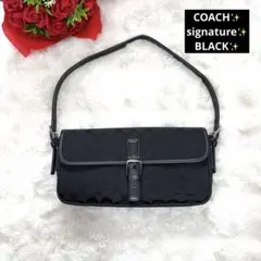 COACH RARE 6095 BLACK signature bag