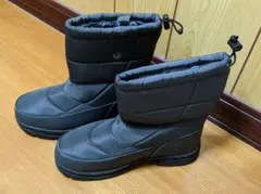 ブラック スノーブーツ 中筒