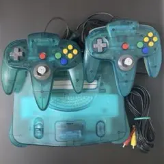 Nintendo64 クリアブルー 本体セット