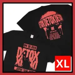 ONE OK ROCK 2025 DETOX JAPAN Tシャツ 赤‪✕‬黒