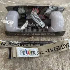 ジャニーズWEST LIVETOUR 2023 POWER ペンライト　銀テープ