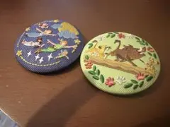 ディズニー　刺繍バッジ　ピーターパン 刺繍　缶バッジ　ディズニー