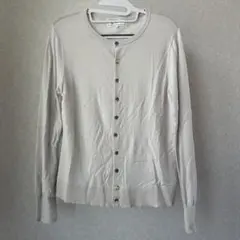 ロペピクニック ライトグレー カーディガン Ｌ UVカット 洗濯機OK