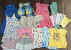 【女の子110cm】夏服　18枚　まとめ売り
