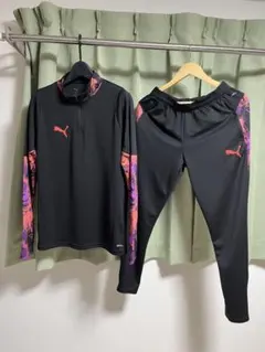 PUMA LサイズINDIVIDUAL CUP 上下セットグレー - メルカリ