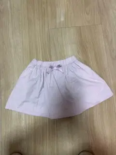 薄紫　フレアスカート 110cm