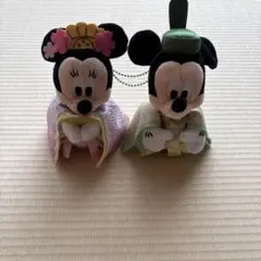 ディズニー ひな祭り ミッキー ミニー ぬいぐるみ　マスコット