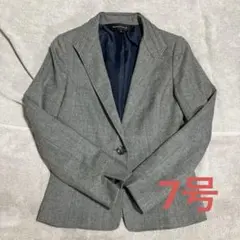 【ジャケットセール】エスプリミュール レディース スーツジャケット グレー 7号